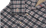 ロマンティッククラウン(ROMANTIC CROWN) CLASSIC CHECK WOOL COAT_OATMEAL