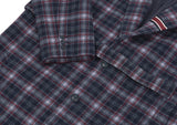 ロマンティッククラウン(ROMANTIC CROWN)  CLASSIC CHECK WOOL COAT_NAVY