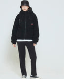 ロマンティッククラウン(ROMANTIC CROWN) HEAVY FLEECE HOODIE PARKA_BLACK