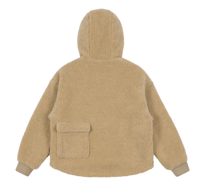ロマンティッククラウン(ROMANTIC CROWN) HEAVY FLEECE HOODIE PARKA_BEIGE