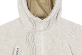 ロマンティッククラウン(ROMANTIC CROWN) HEAVY FLEECE HOODIE PARKA_MELANGE IVORY