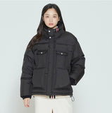 ロマンティッククラウン(ROMANTIC CROWN) SUNDAY SYNDROME DUCK DOWN PARKA_BLACK