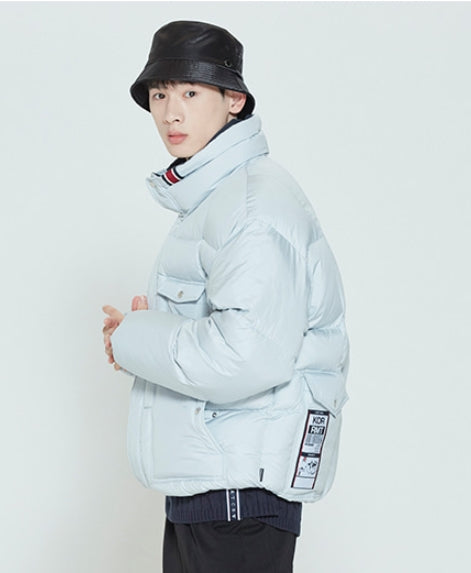ロマンティッククラウン(ROMANTIC CROWN) SUNDAY SYNDROME DUCK DOWN PARKA_LIGHT GREY