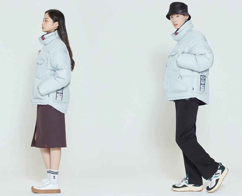 ロマンティッククラウン(ROMANTIC CROWN) SUNDAY SYNDROME DUCK DOWN PARKA_LIGHT GREY