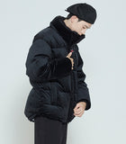 ロマンティッククラウン(ROMANTIC CROWN) VELVET DUCK DOWN PARKA_BLACK
