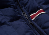 ロマンティッククラウン(ROMANTIC CROWN) VELVET DUCK DOWN PARKA_DARK BLUE