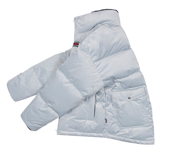 ロマンティッククラウン(ROMANTIC CROWN)   VELVET DUCK DOWN PARKA_LIGHT GREY