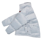 ロマンティッククラウン(ROMANTIC CROWN)   VELVET DUCK DOWN PARKA_LIGHT GREY