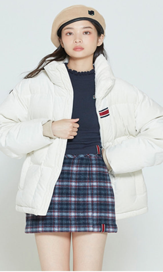 ロマンティッククラウン(ROMANTIC CROWN)   VELVET DUCK DOWN PARKA_OATMEAL