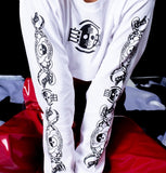 オージーオーディー(OZOD) freewill sleeve crop top_white