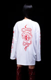 オージーオーディー(OZOD) snake long sleeve_white