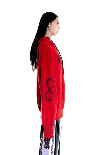 オージーオーディー(OZOD) snake hoody_red