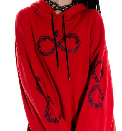 オージーオーディー(OZOD) snake hoody_red