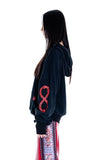 オージーオーディー(OZOD) snake hoody_black