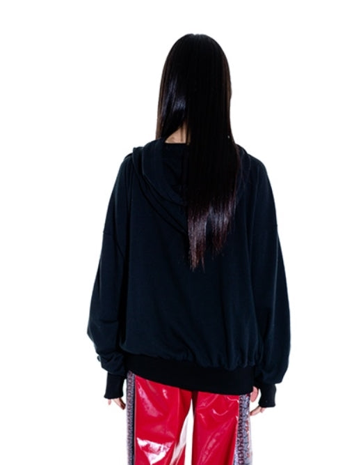 オージーオーディー(OZOD) snake hoody_black