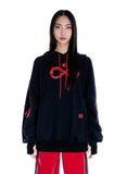 オージーオーディー(OZOD) snake hoody_black