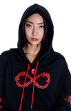 オージーオーディー(OZOD) snake hoody_black