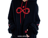 オージーオーディー(OZOD) snake hoody_black