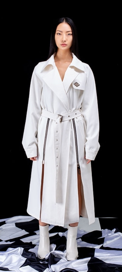 オージーオーディー(OZOD) freewill trench coat_white