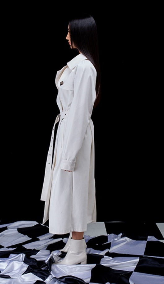オージーオーディー(OZOD) freewill trench coat_white