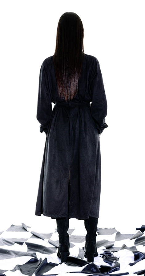 オージーオーディー(OZOD) freewill trench coat_black