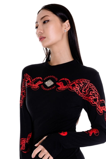 オージーオーディー(OZOD) snake one-piece