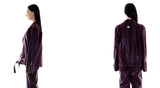 オージーオーディー(OZOD) phyton rider jacket_wine