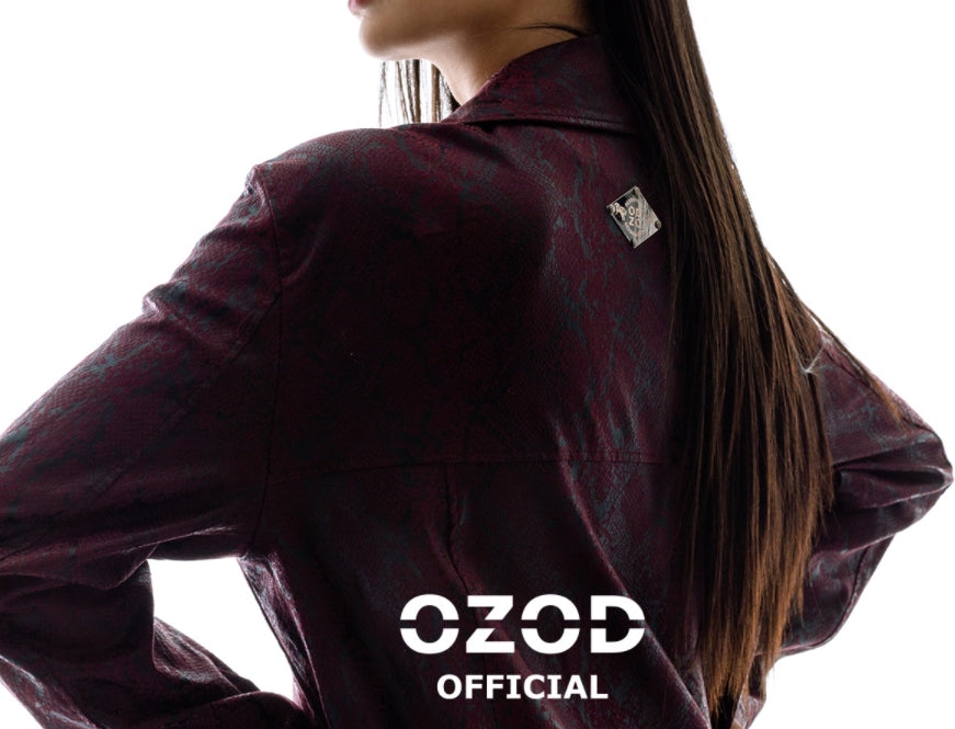 オージーオーディー(OZOD) phyton rider jacket_wine