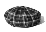 セイントペイン(SAINTPAIN) SP Muse Check Newsboy Hat-Black