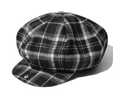 セイントペイン(SAINTPAIN) SP Muse Check Newsboy Hat-Black