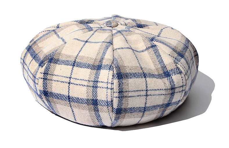 セイントペイン(SAINTPAIN) SP Muse Check Newsboy Hat-Beige