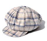 セイントペイン(SAINTPAIN) SP Muse Check Newsboy Hat-Beige