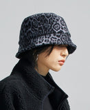 セイントペイン(SAINTPAIN) SP Leopard Fleece Bucket Hat-Gray