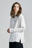 セイントペイン(SAINTPAIN) SP Over Fit MocNeck Sleeve-White