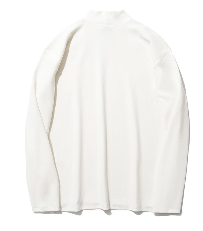 セイントペイン(SAINTPAIN) SP Over Fit MocNeck Sleeve-White