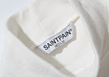 セイントペイン(SAINTPAIN) SP Over Fit MocNeck Sleeve-White