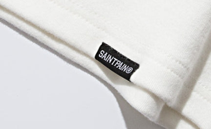 セイントペイン(SAINTPAIN) SP Over Fit MocNeck Sleeve-White