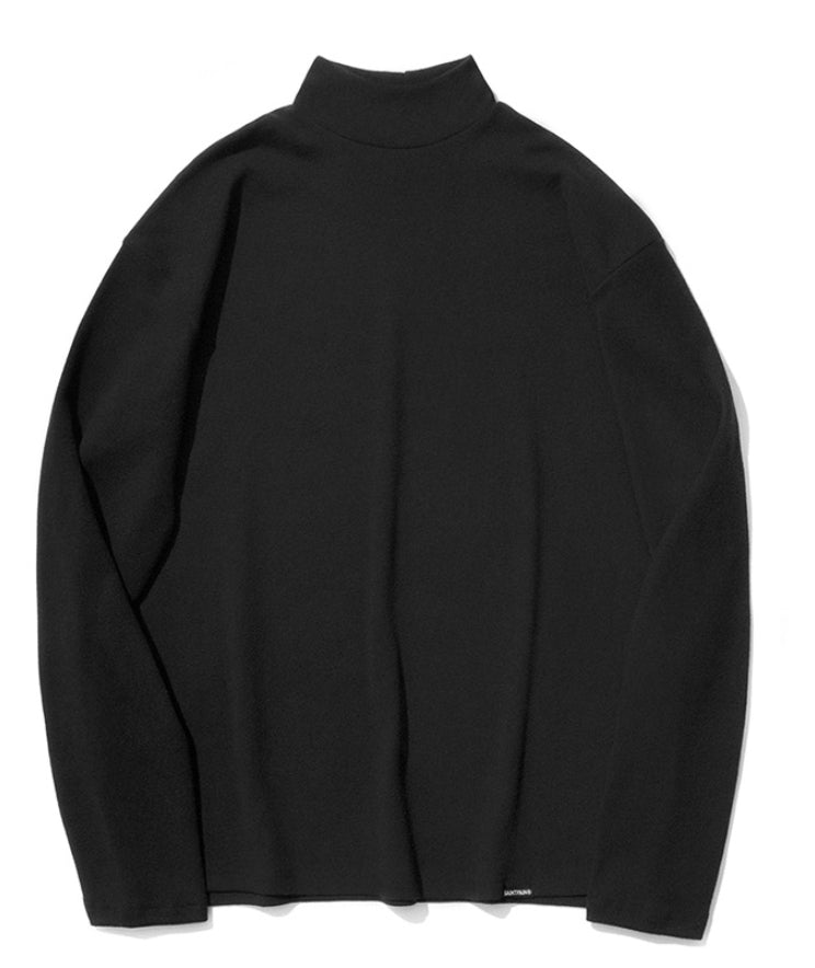 セイントペイン(SAINTPAIN) SP Over Fit MocNeck Sleeve-Black