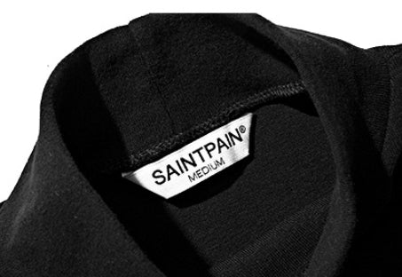 セイントペイン(SAINTPAIN) SP Over Fit MocNeck Sleeve-Black