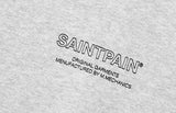 セイントペイン(SAINTPAIN)  SP Out Line Logo Crew Neck-Gray