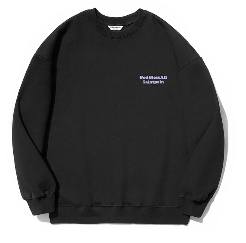 セイントペイン(SAINTPAIN) SP Our Lady Crew Neck-Black