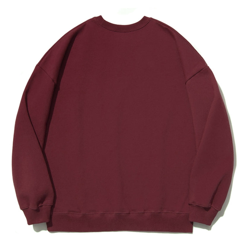 セイントペイン(SAINTPAIN) SP OG Logo Crew Neck-Wine