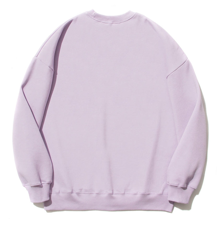 セイントペイン(SAINTPAIN) SP Arch Logo Crew Neck-Light Purple