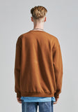 セイントペイン(SAINTPAIN)  SP Arch Logo Crew Neck-Brown