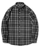 セイントペイン(SAINTPAIN)  SP Loose Fit Muse Check Shirts-Black