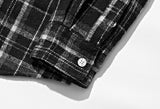 セイントペイン(SAINTPAIN)  SP Loose Fit Muse Check Shirts-Black