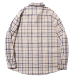 セイントペイン(SAINTPAIN)  SP Loose Fit Muse Check Shirts-Beige