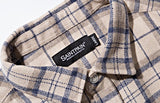 セイントペイン(SAINTPAIN)  SP Loose Fit Muse Check Shirts-Beige