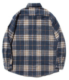セイントペイン(SAINTPAIN)  SP Loose Fit Wide Check Shirts-Navy