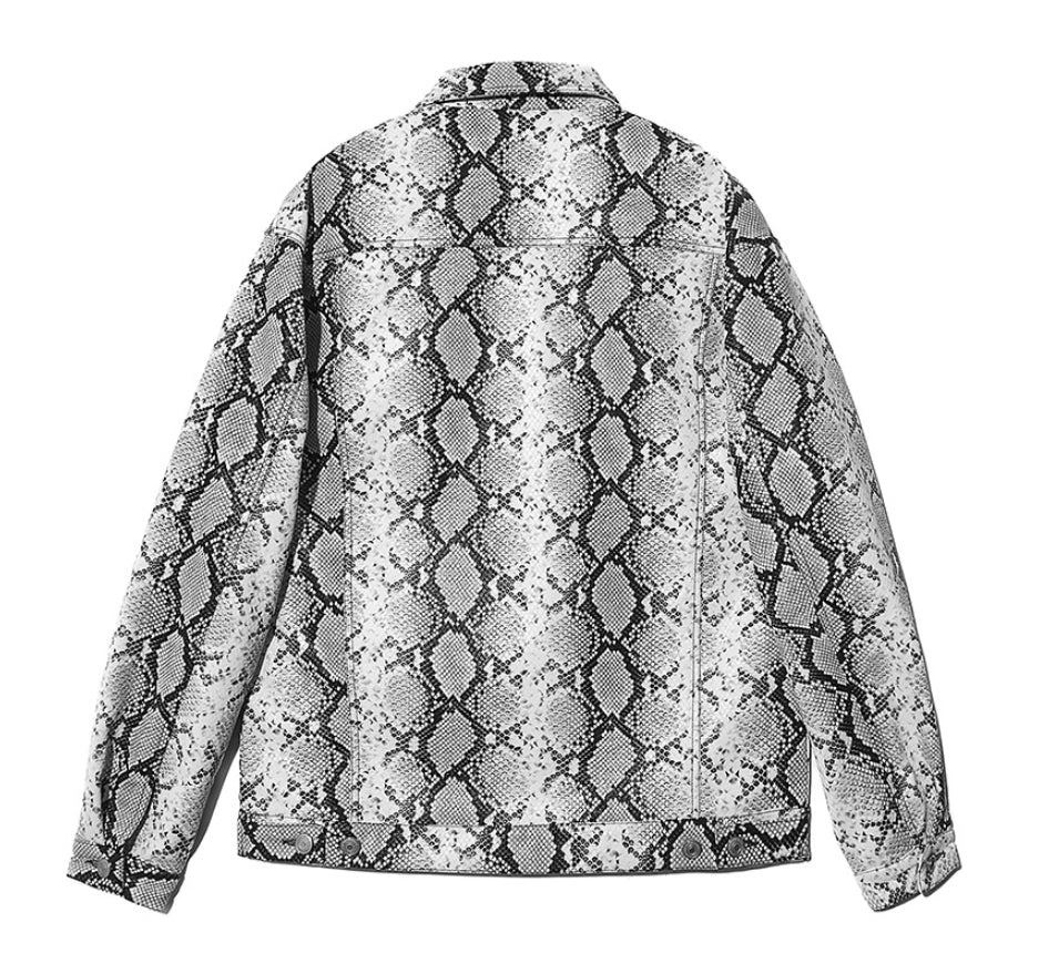 セイントペイン(SAINTPAIN) SP Fleather Trucker Jacket-Phyton